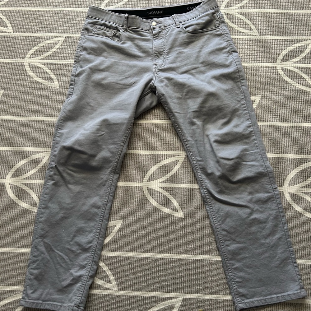 Savane Gray Chino Pants